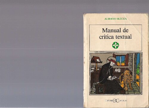 Manual De Critica Textual