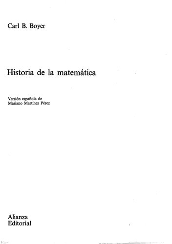 Historia De La Matematica