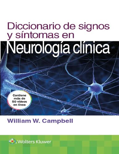 Diccionario de signos y síntomas en neurología clínica (Spanish Edition)