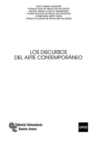 Los Discursos Del Arte Contemporaneo