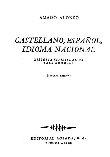 Castellano Español Idioma Nacional