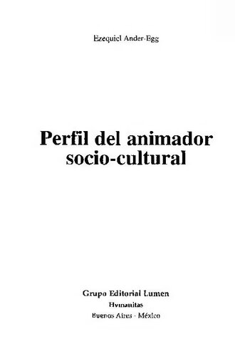 Perfil Del Animador Socio