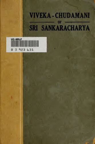 Vivekachudamani of Sri Sankaracharya_Text with english translation notes and an index