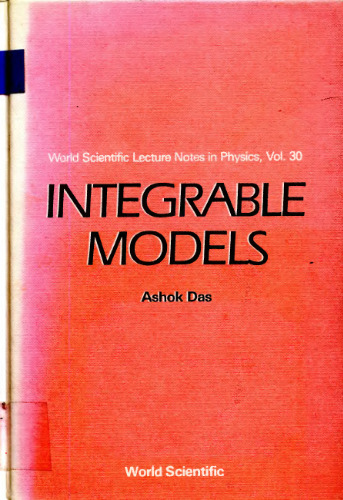 Integrable Models