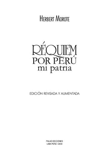 Requiem por Perú mi patria