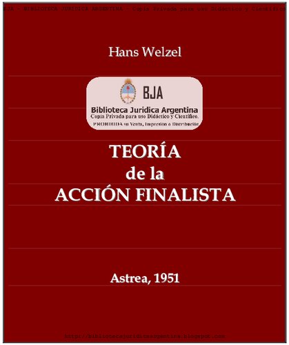 Teoria de la Accion Finalista