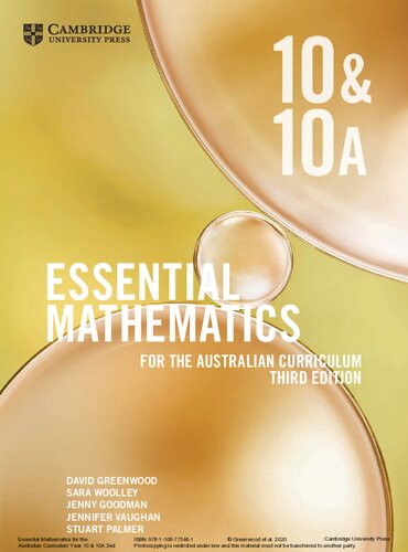 Essential Mathematics for the Australian Curriculum 10 & 10A