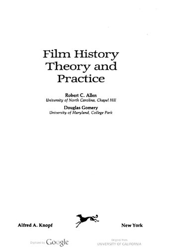 Film History: Theory and Practice