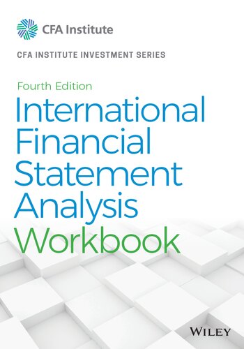 International financial statement analysis workbook