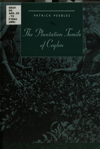 The plantation Tamils of Ceylon