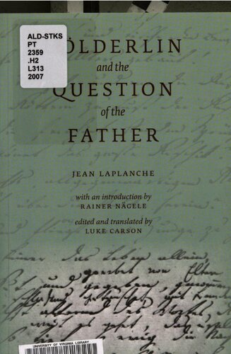 Hölderlin and the question of the father