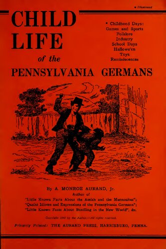 Child Life of the Pennsylvania Germans