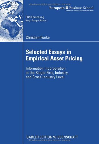 Selected Essays in Empirical Asset Pricing