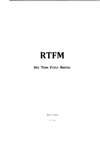 red team filed manual