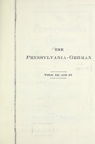 The Pennsylvania-German