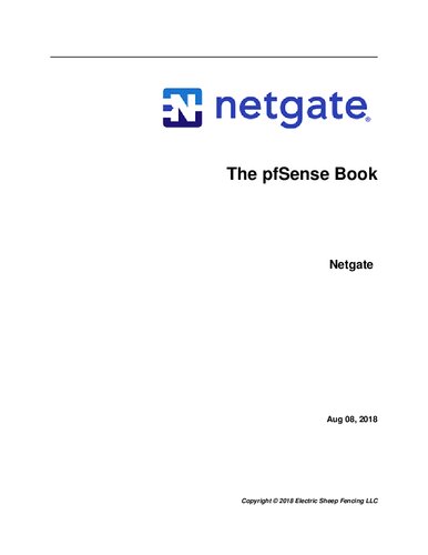 The pfSense Book