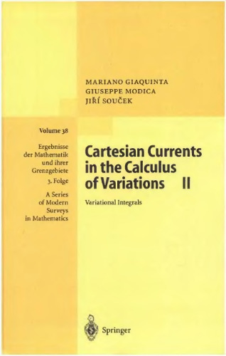 Cartesian currents in the calculus of variations