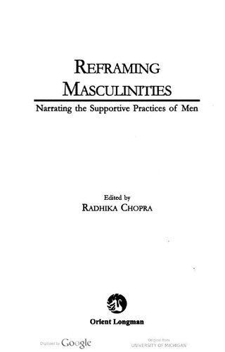 Reframing Masculinities