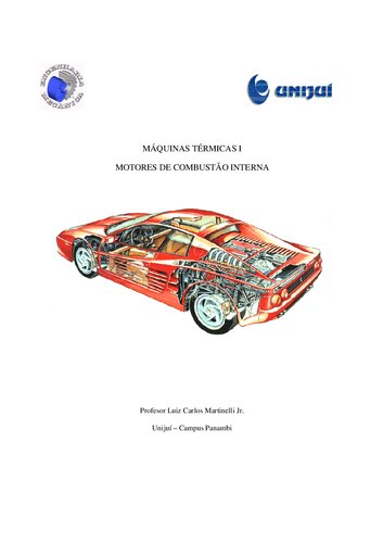 Máquinas Térmicas I Motores de Combustão Interna