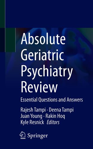 Absolute Geriatric Psychiatry Review: Essential Questions and Answers