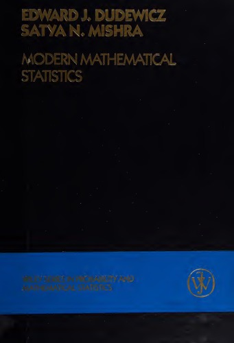 Modern Mathematical Statistics