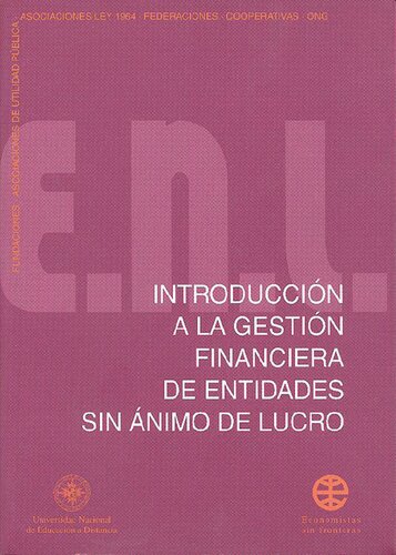 Introducción a la gestión financiera en entidades sin ánimo de lucro.