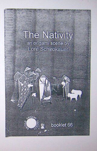 The Nativity: an origami scene