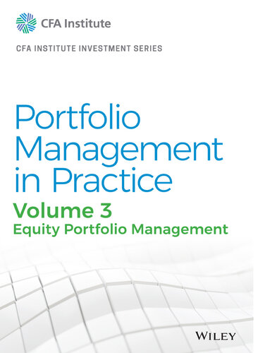 Volume 3 Equity Portfolio Management