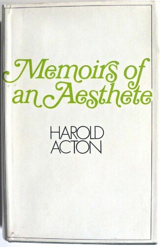 Memoirs of an Aesthete