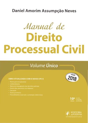 Manual de Direito Processual Civil - Volume Único