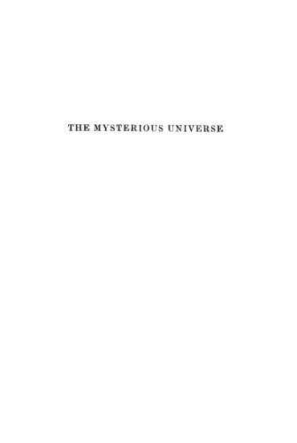 The mysterious universe