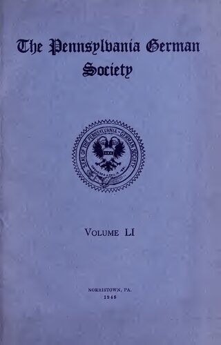 Proceedings and Addresses at Fifty-First Anniversary, Reading, Pa., October 17, 1942 / Life of Henry Harbaugh