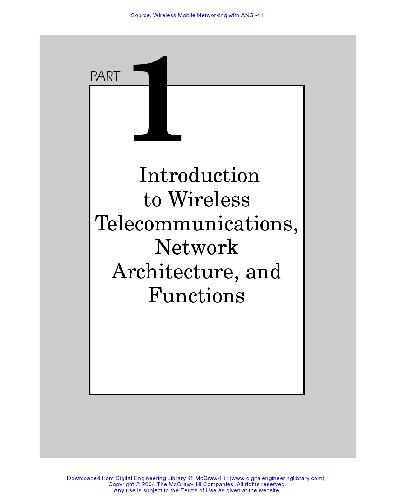 Wireless Mobile Networking with ANSI-41