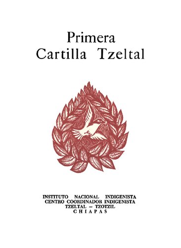 Primera Cartilla Tzeltal