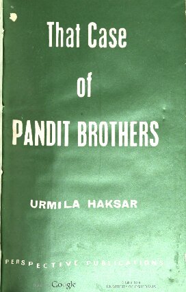 That case of Pandit Brothers