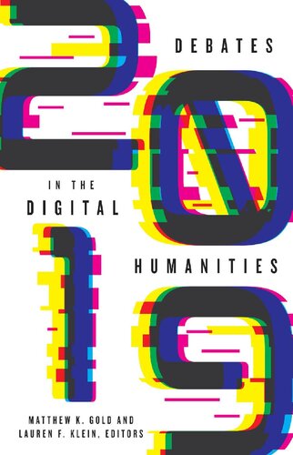 Debates in the Digital Humanities 2019