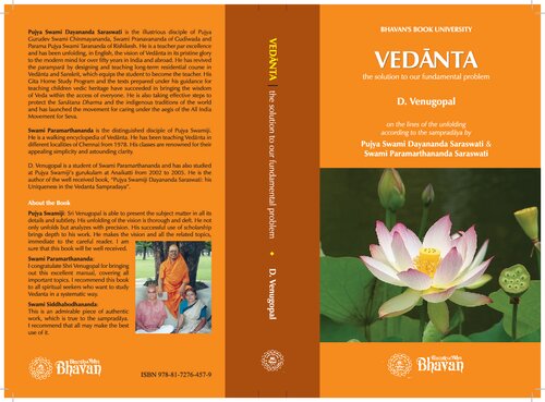 Vedānta: The Solution to Our Fundamental Problem