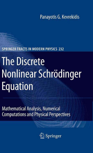 The Discrete Nonlinear Schrödinger Equation: Mathematical Analysis, Numerical Computations and Physical Perspectives