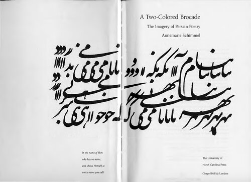 A Two-Colored Brocade: The Imagery of Persian Poetry