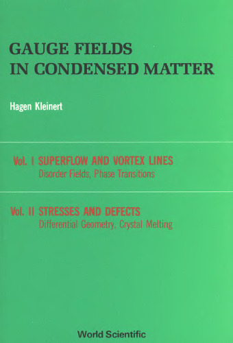 Gauge fields in condensed matter