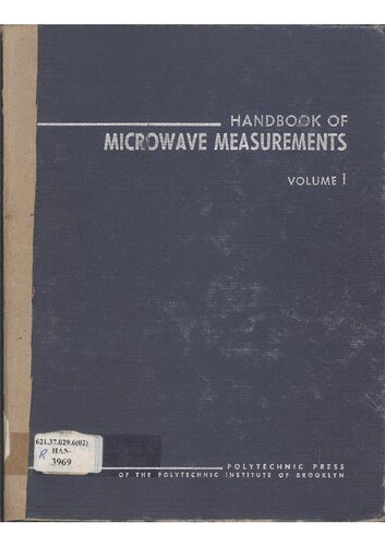 Handbook of Microwave Measurement