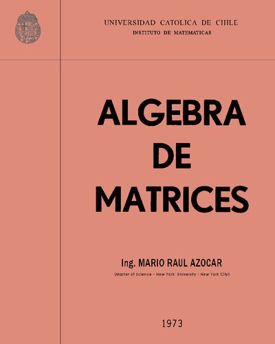 Algebra De Matrices