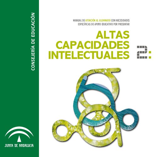 Manual de atención al alumnado con necesidades específicas de apoyo educativo por presentar altas capacidades intelectuales