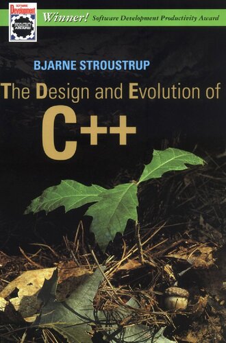 The Design and Evolution of C++, First Edition