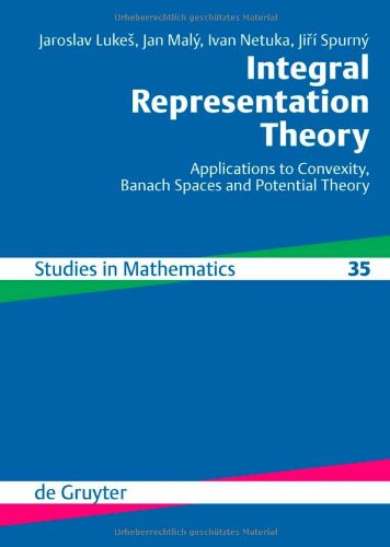 Integral representation theory: Applications to convexity, Banach spaces and potential theory