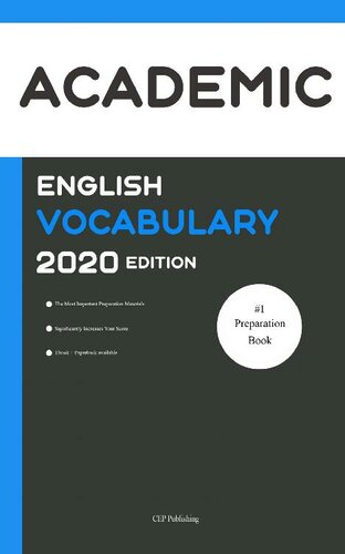 Academic English Vocabulary 2020 Edition: All the Most Important Academic English Words