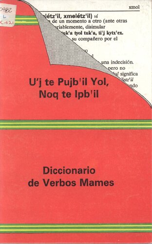 Uʼj te Pujbʼil Yol, Noq te Ipbʼil. Diccionario de Verbos Mames