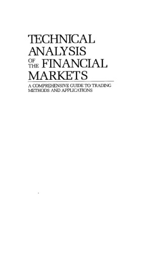 Technical analysis of the finacial markets