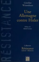 Une Allemagne contre Hitler