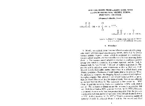 Organic Syntheses